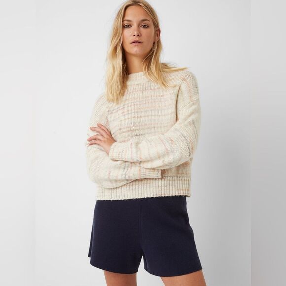 🇬🇧 Great Plains cream/multi summer soft sweater - Picture 1 of 10